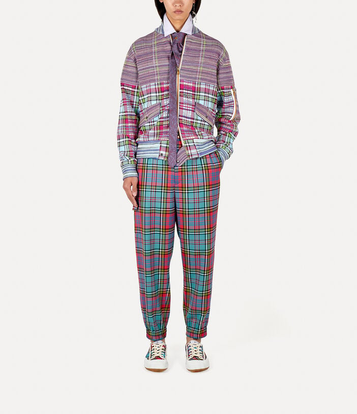 Vivienne Westwood TARTAN BOMBER JACKET